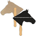 Horse Recycled Stock Shape Fan